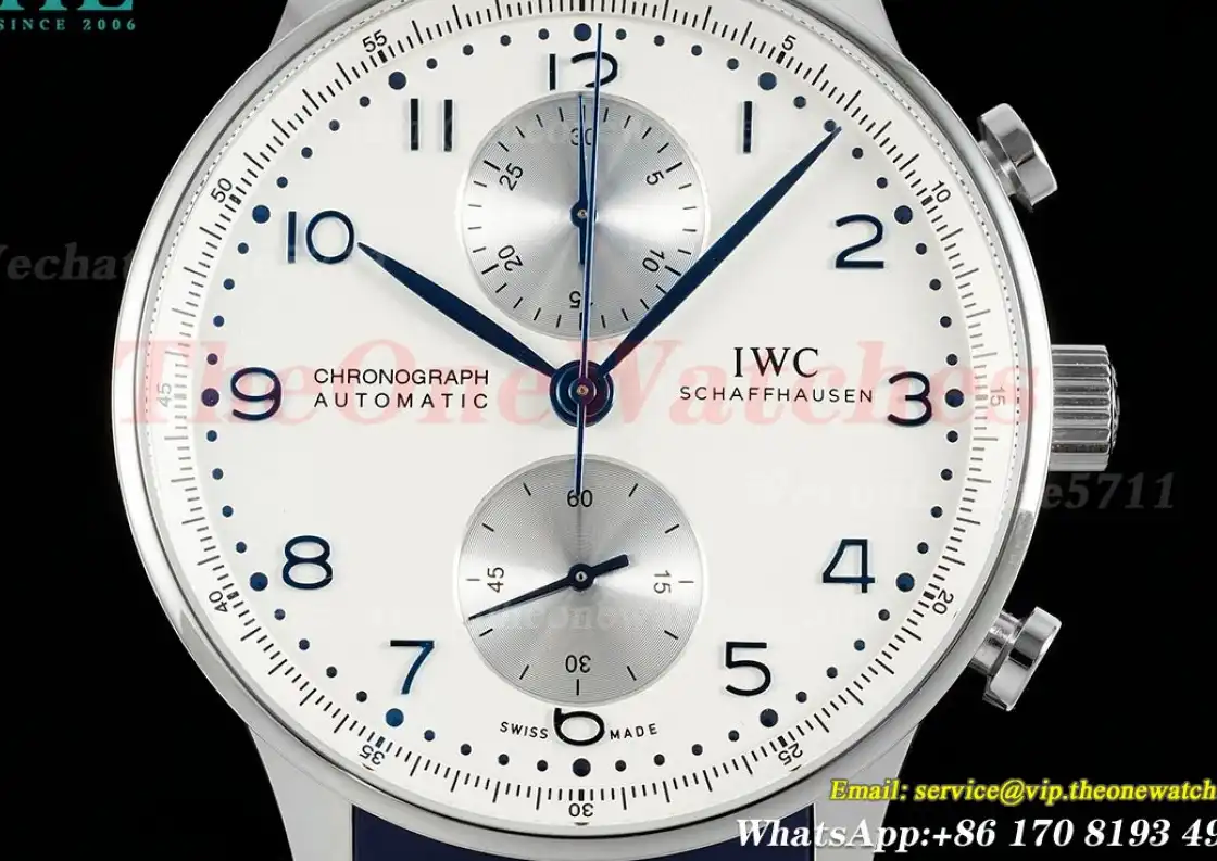 Portuguese Chrono 41mm SS RU White Dial Z+F A69355