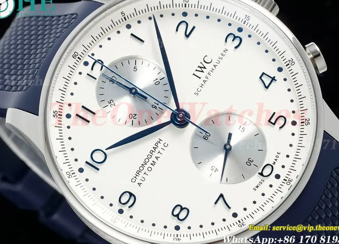 Portuguese Chrono 41mm SS RU White Dial Z+F A69355