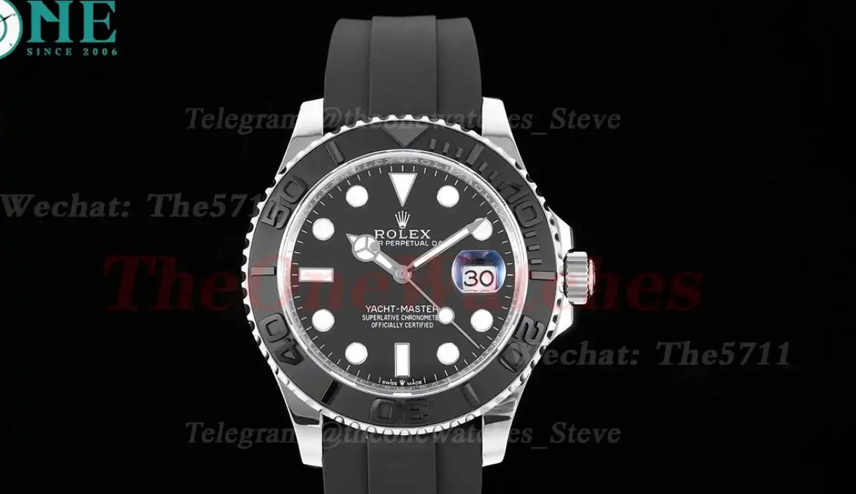 YachtMaster 226659 42mm 904L SS RU Blk JVSF VR3235