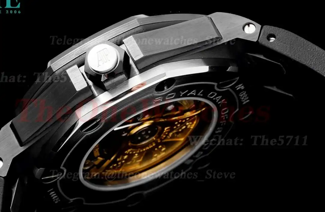 Royal Oak Diver 15707 CER RU Black APSF SA3120 Super Clone