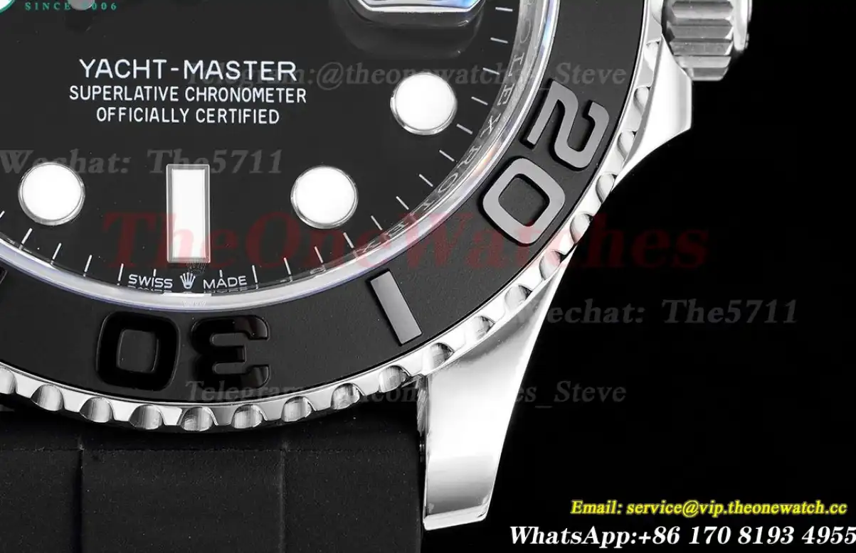 YachtMaster 226659 42mm 904L SS RU Blk JVSF VR3235