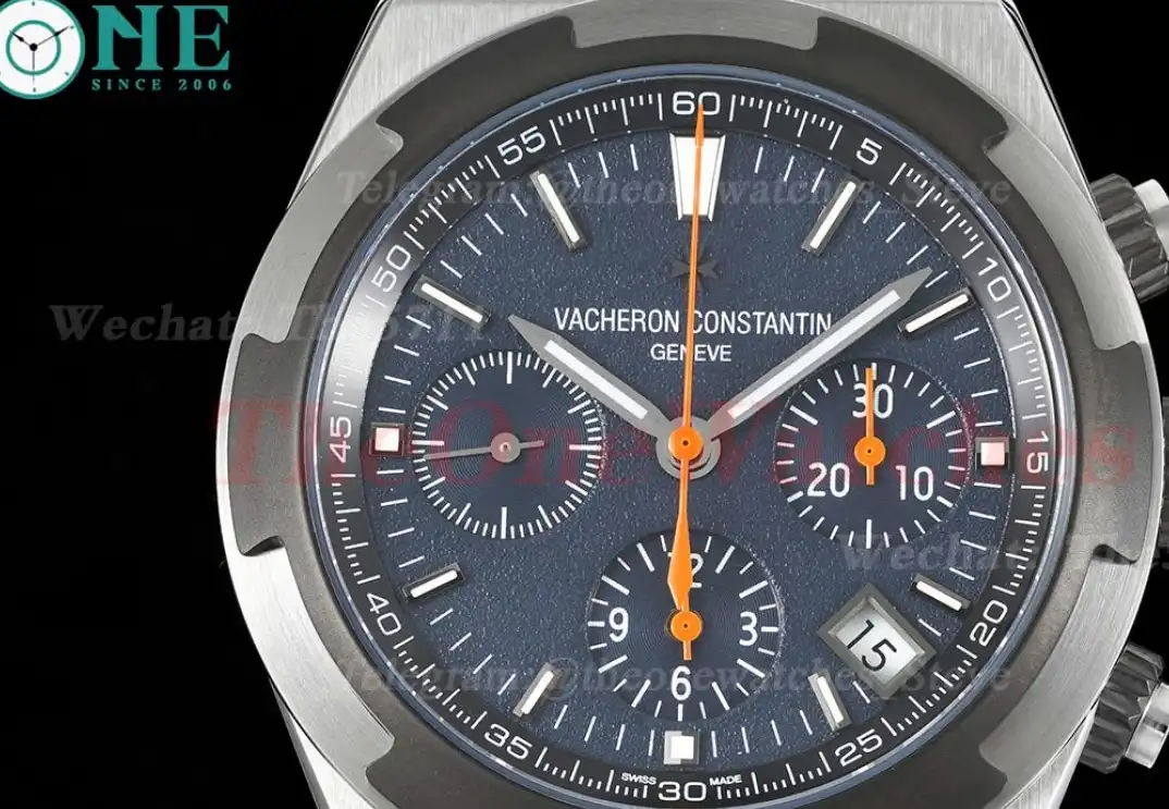 Overseas 5510V Chronograph SS SS Blue 8F  V2 A7750