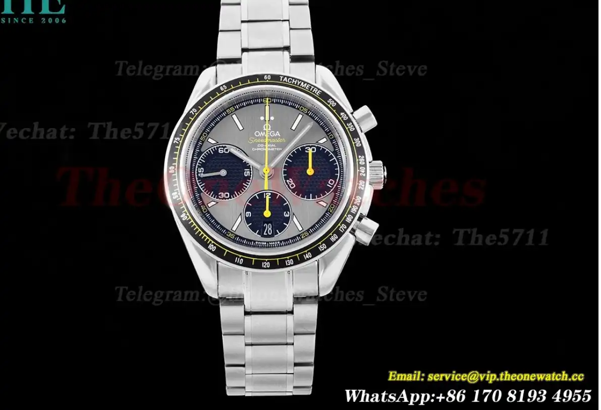 Speedmaster Racing Master 40mm SS SS Grey Dial HKF A7750