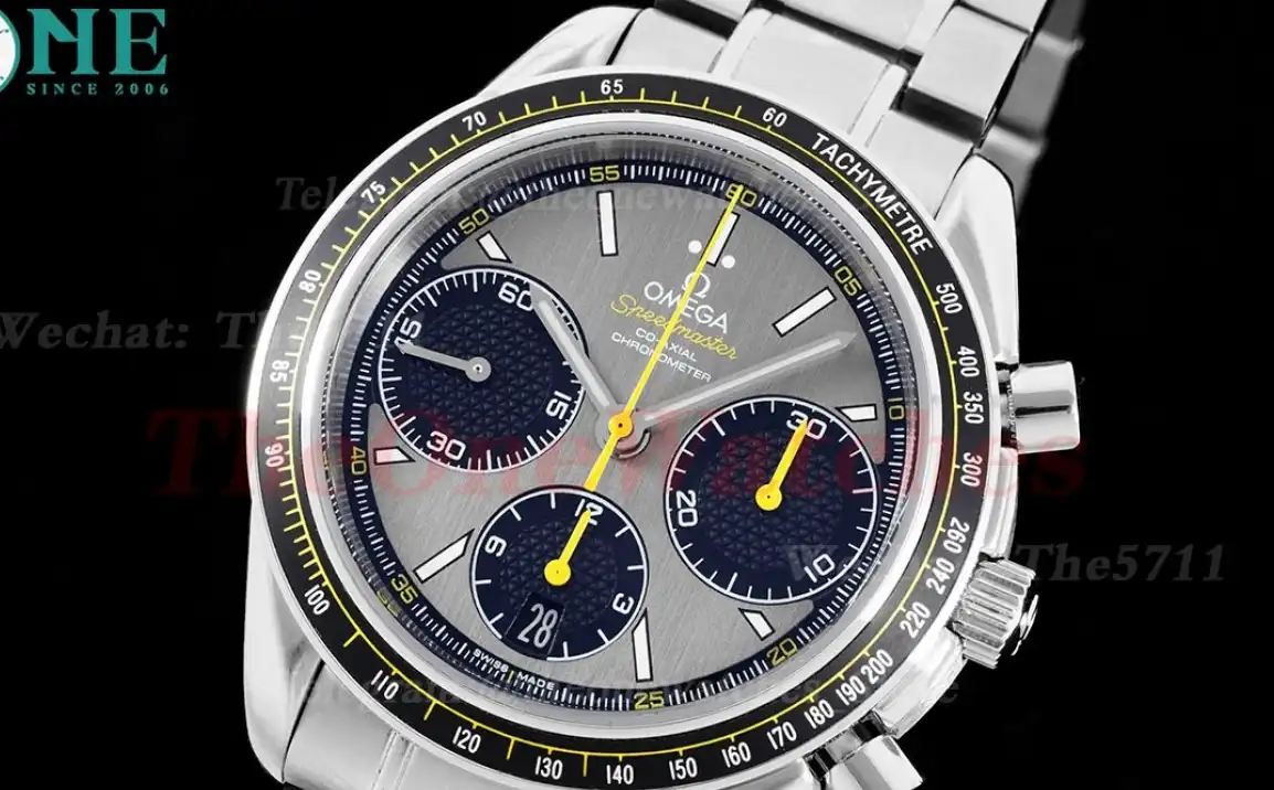 Speedmaster Racing Master 40mm SS SS Grey Dial HKF A7750