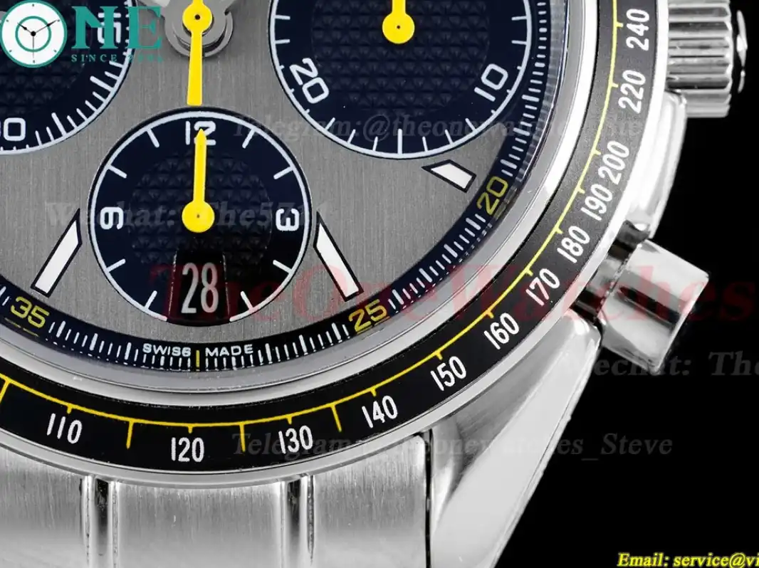 Speedmaster Racing Master 40mm SS SS Grey Dial HKF A7750