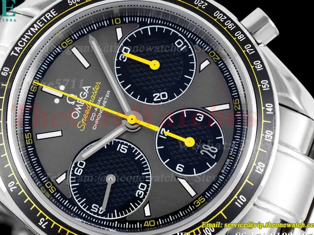 Speedmaster Racing Master 40mm SS SS Grey Dial HKF A7750