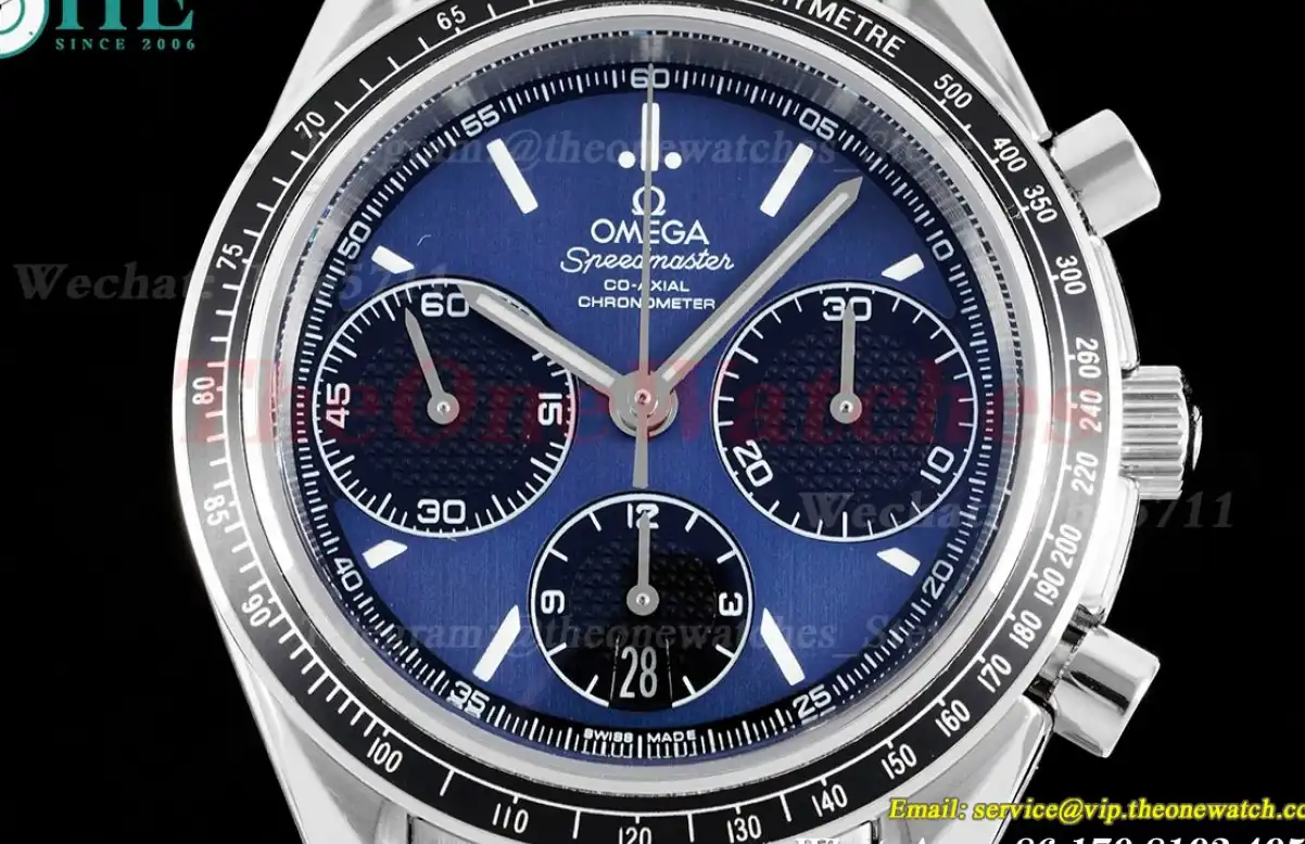 Speedmaster Racing Master 40mm SS SS Dark Blue Dial HKF A7750