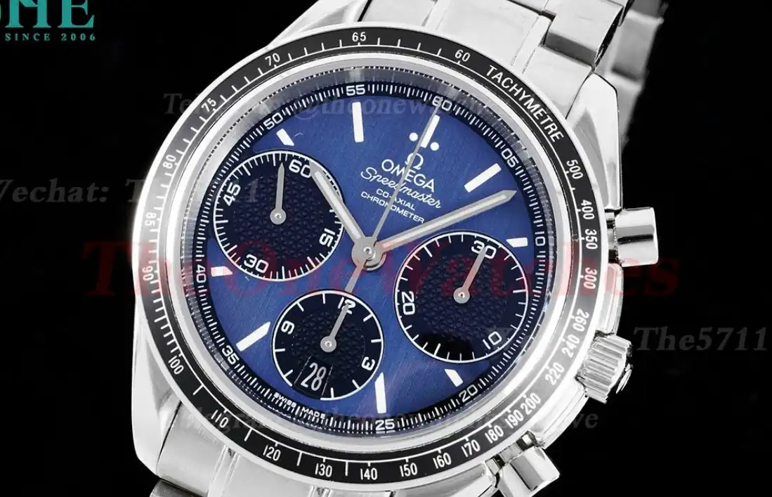 Speedmaster Racing Master 40mm SS SS Dark Blue Dial HKF A7750