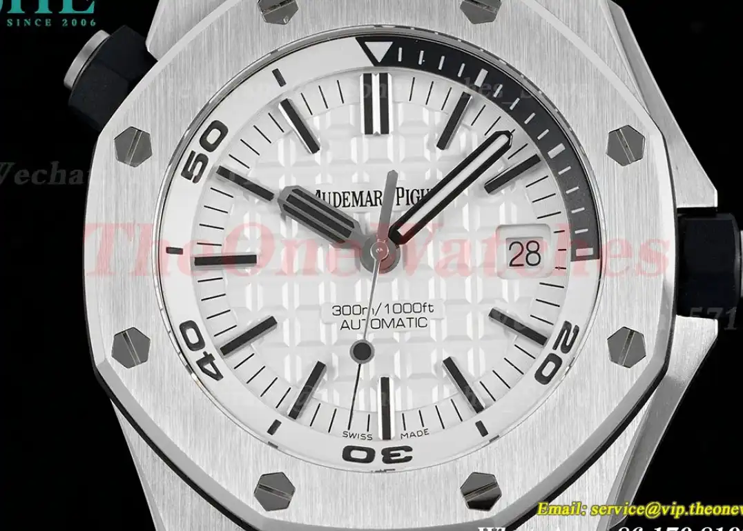 Royal Oak Offshore Diver 15710 42mm SS RU White Dial APSF SA3120 Super Clone