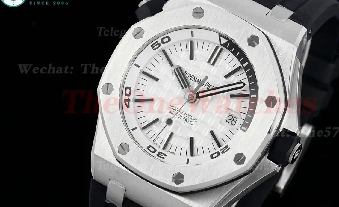 Royal Oak Offshore Diver 15710 42mm SS RU White Dial APSF SA3120 Super Clone