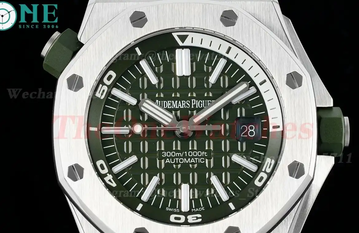 Royal Oak Offshore Diver 15710 42mm SS RU Green Dial APSF SA3120 Super Clone