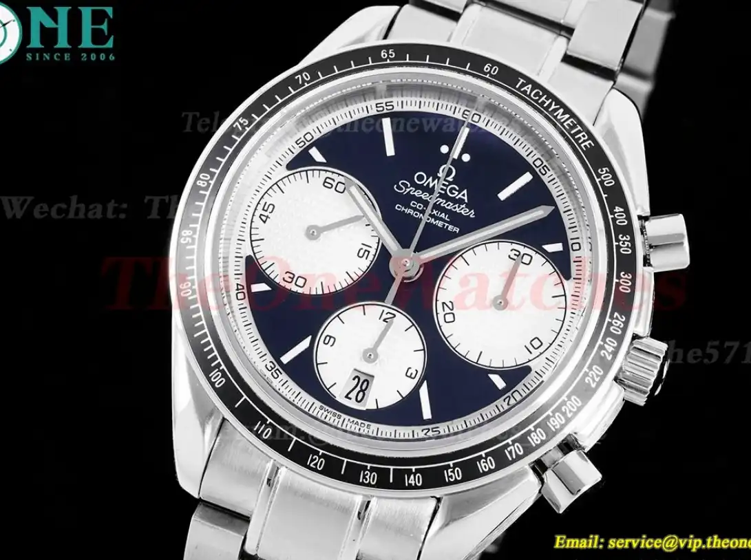 Speedmaster Racing Master 40mm SS SS Black Dial HKF A7750