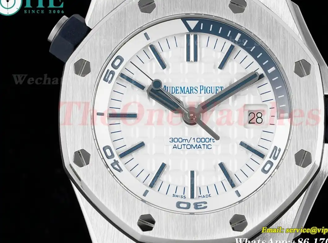 Royal Oak Offshore Diver 15710 42mm SS RU White Dial APSF SA3120 Super Clone