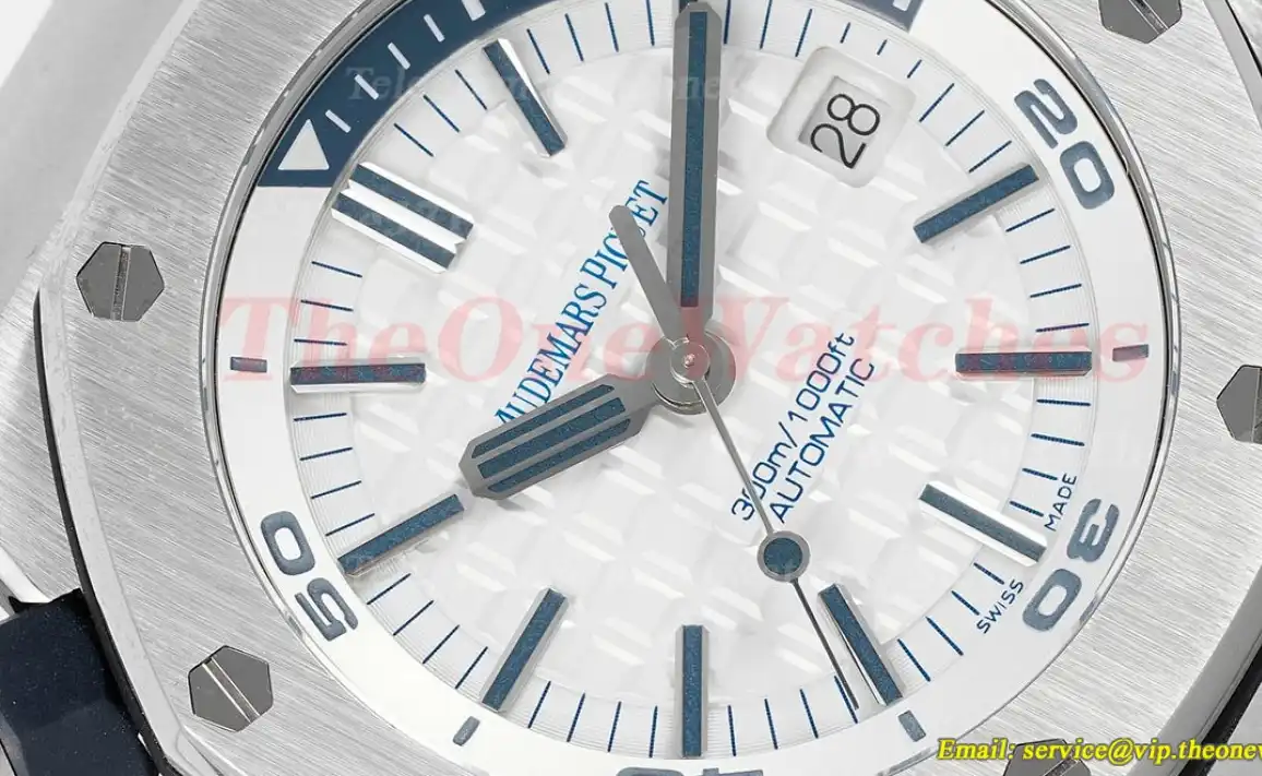 Royal Oak Offshore Diver 15710 42mm SS RU White Dial APSF SA3120 Super Clone