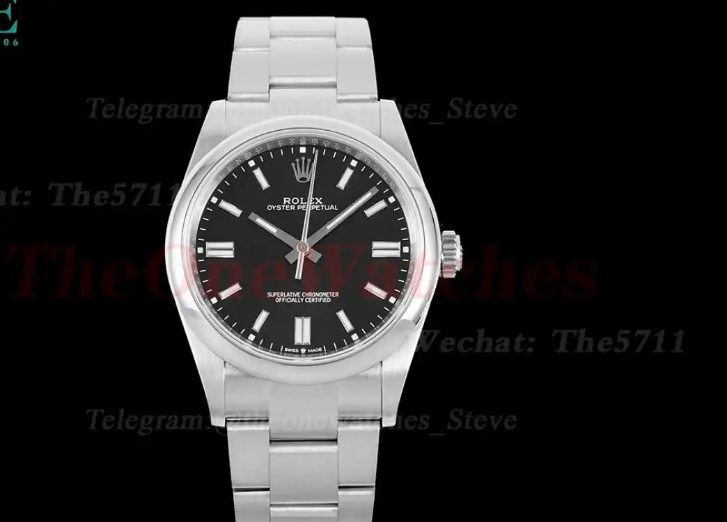 Oyster Perpetual 126000 36mm SS SS Black Stk APF VR3230