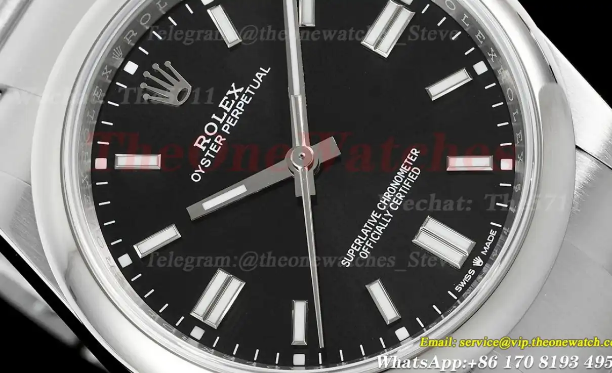 Oyster Perpetual 126000 36mm SS SS Black Stk APF VR3230