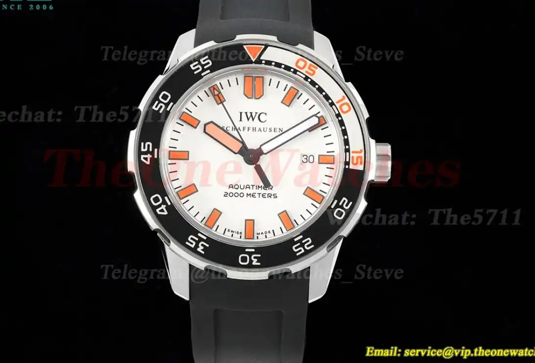 Aquatimer IW356807 44mm  Wht Org Dial SS RU JVSF A2892