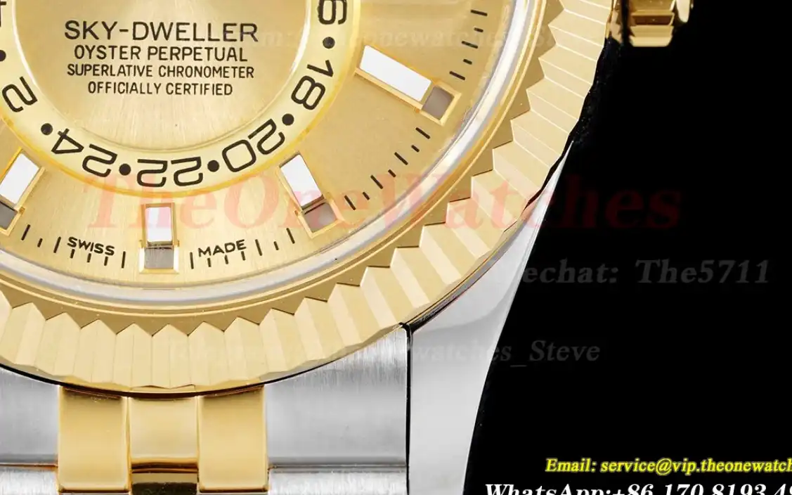 SkyDweller 326933 42mm Jubilee Gold Stk SS YG FNF A9001