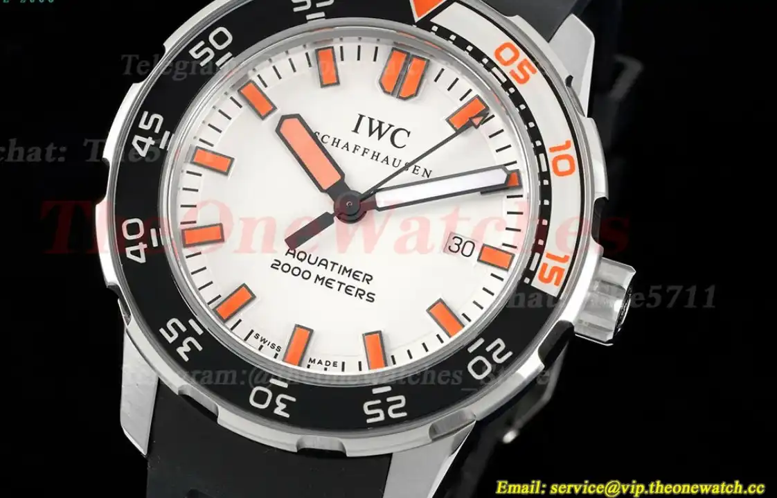 Aquatimer IW356807 44mm  Wht Org Dial SS RU JVSF A2892