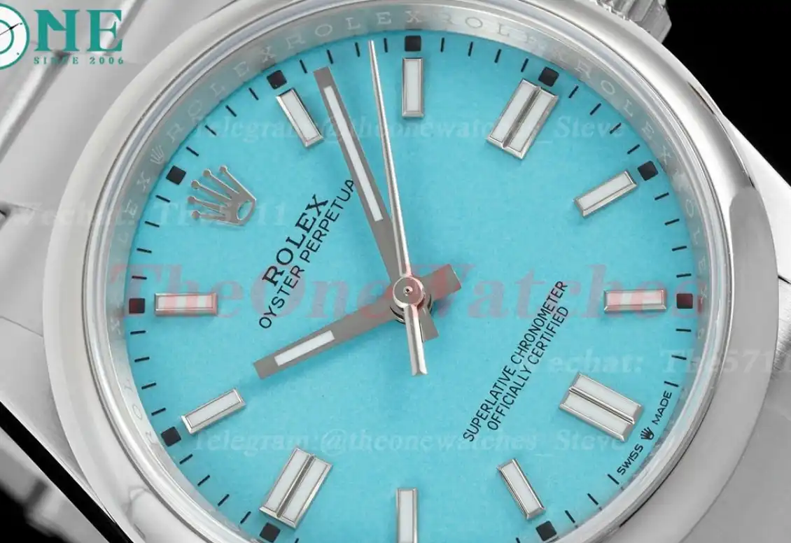 Oyster Perpetual 126000 36mm SS SS Tiffany Blue Stk APF VR3230