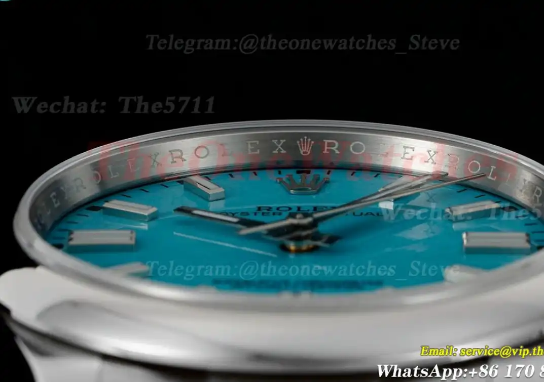 Oyster Perpetual 126000 36mm SS SS Tiffany Blue Stk APF VR3230