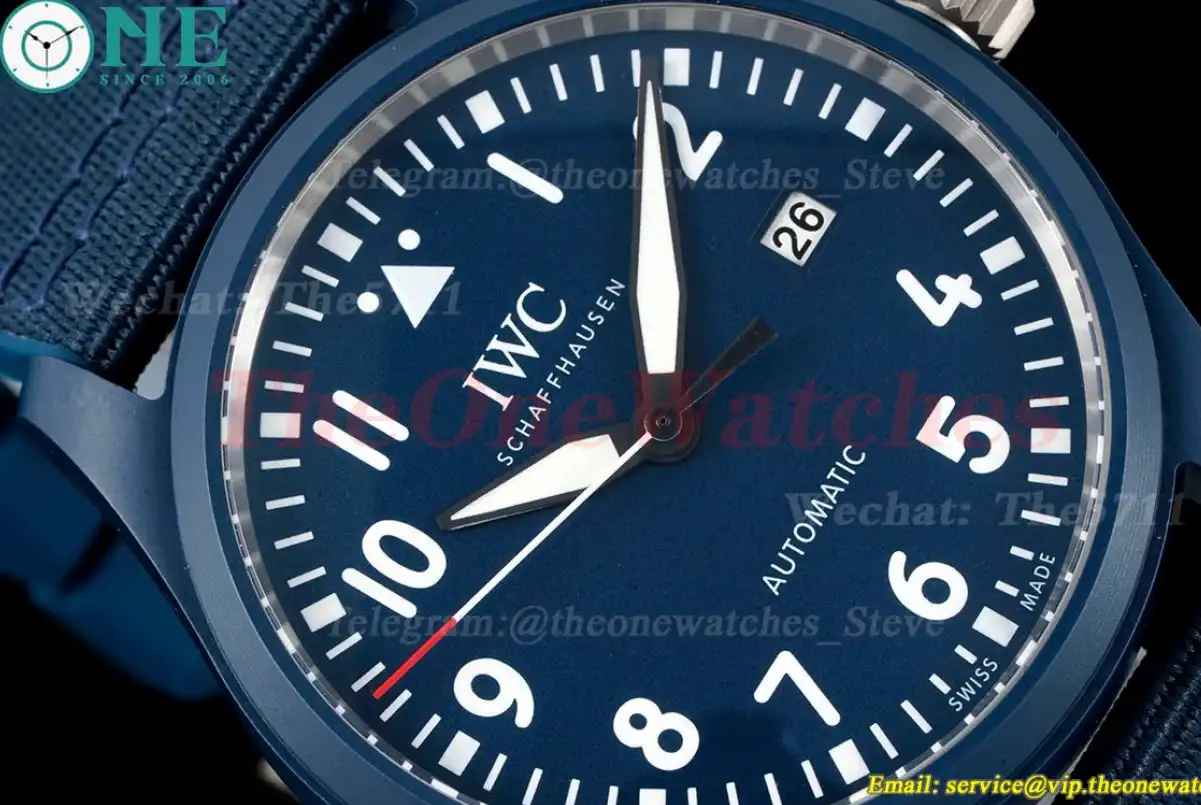 Pilot Mark Laureus 41mm Cer NY Blue Dial V7F A2892