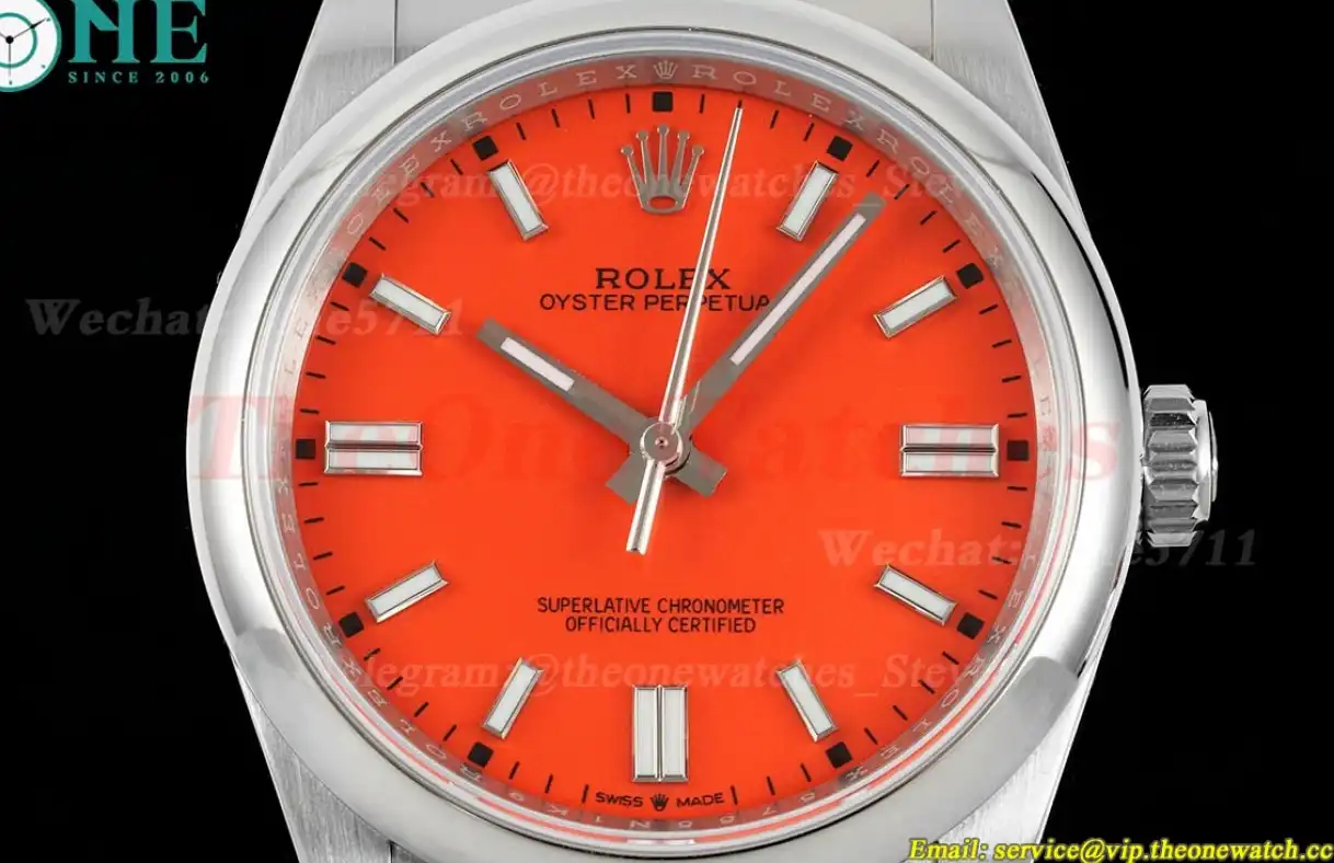 Oyster Perpetual 126000 36mm SS SS Red Stk APF VR3230