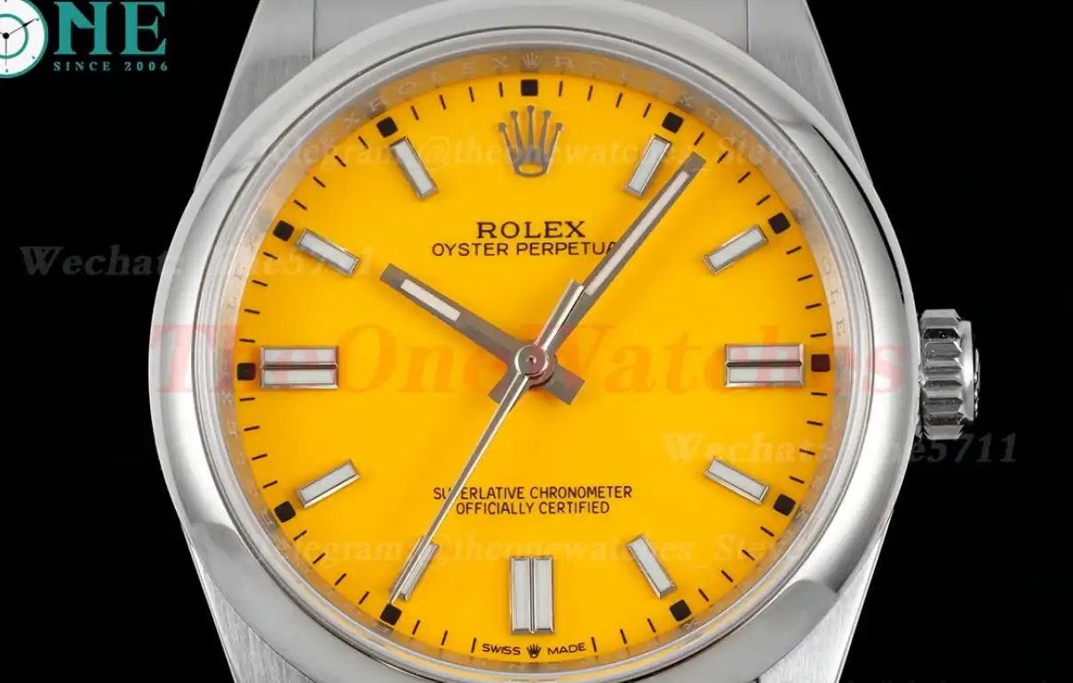 Oyster Perpetual 126000 36mm SS SS Yellow Stk APF VR3230