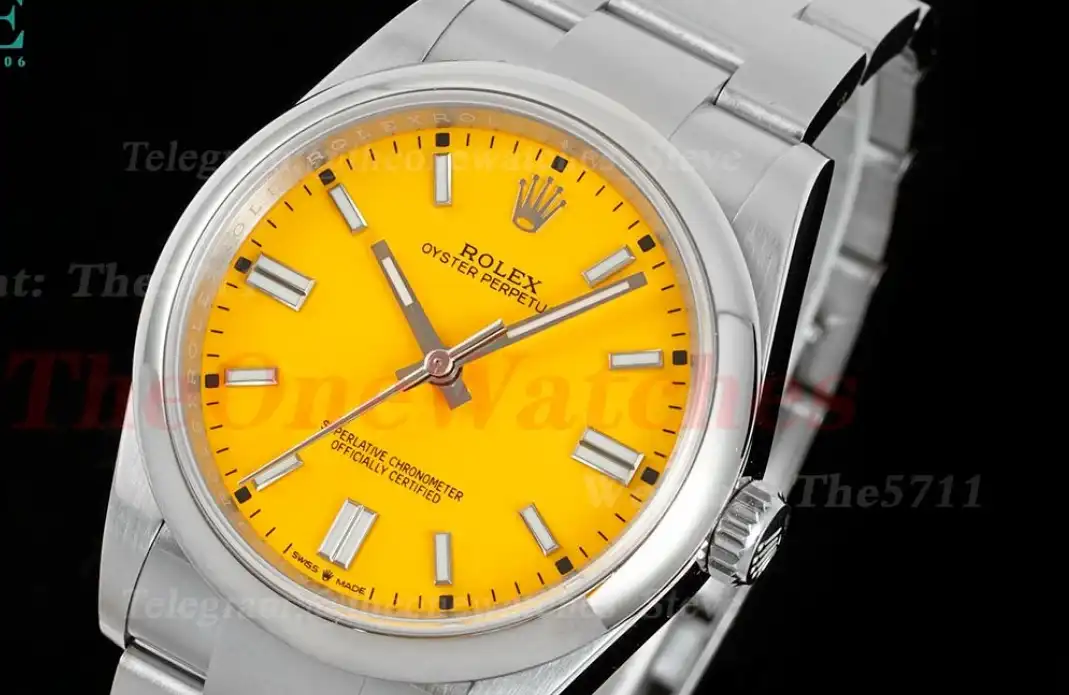 Oyster Perpetual 126000 36mm SS SS Yellow Stk APF VR3230