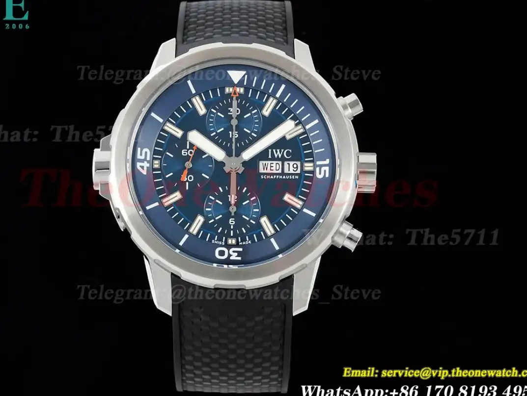 AquaTimer Chronograph 44mm IW376805 SS RU Blue NSF Asia 7750