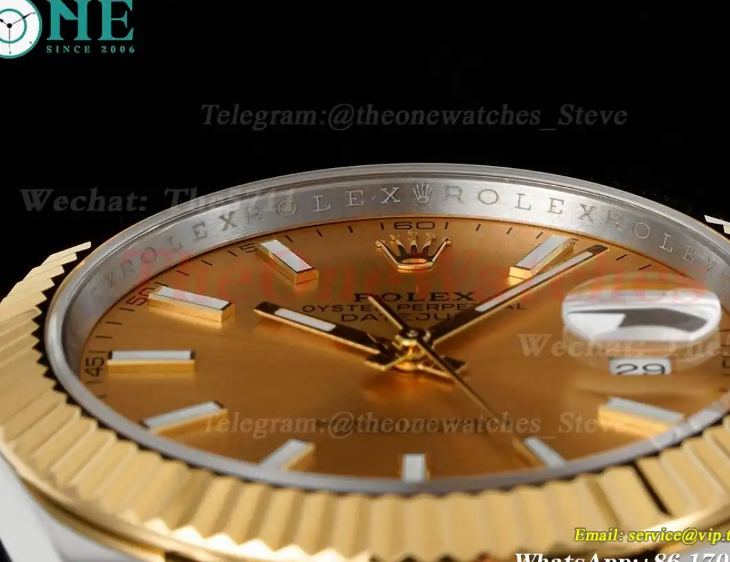 Datejust 41mm Gold Stk SS YG Oyster 904L DIW A3235