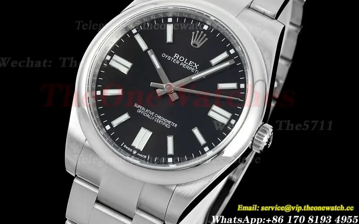 Oyster Perpetual 124300 41mm SS SS Black Stk APF VR3230