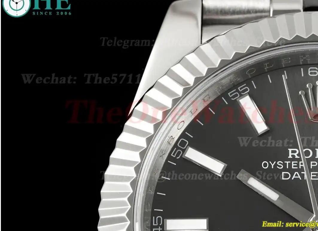 Datejust 41mm Grey Stk SS SS  Jubilee 904L DIW A3235