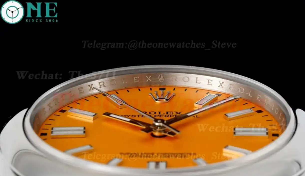 Oyster Perpetual 124300 41mm SS SS Yellow Stk GMF A3230