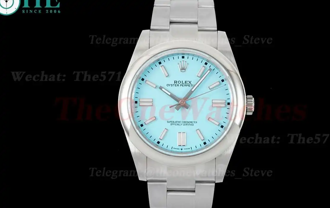 Oyster Perpetual 124300 41mm SS SS Tiffany Blue Dial GMF A3230