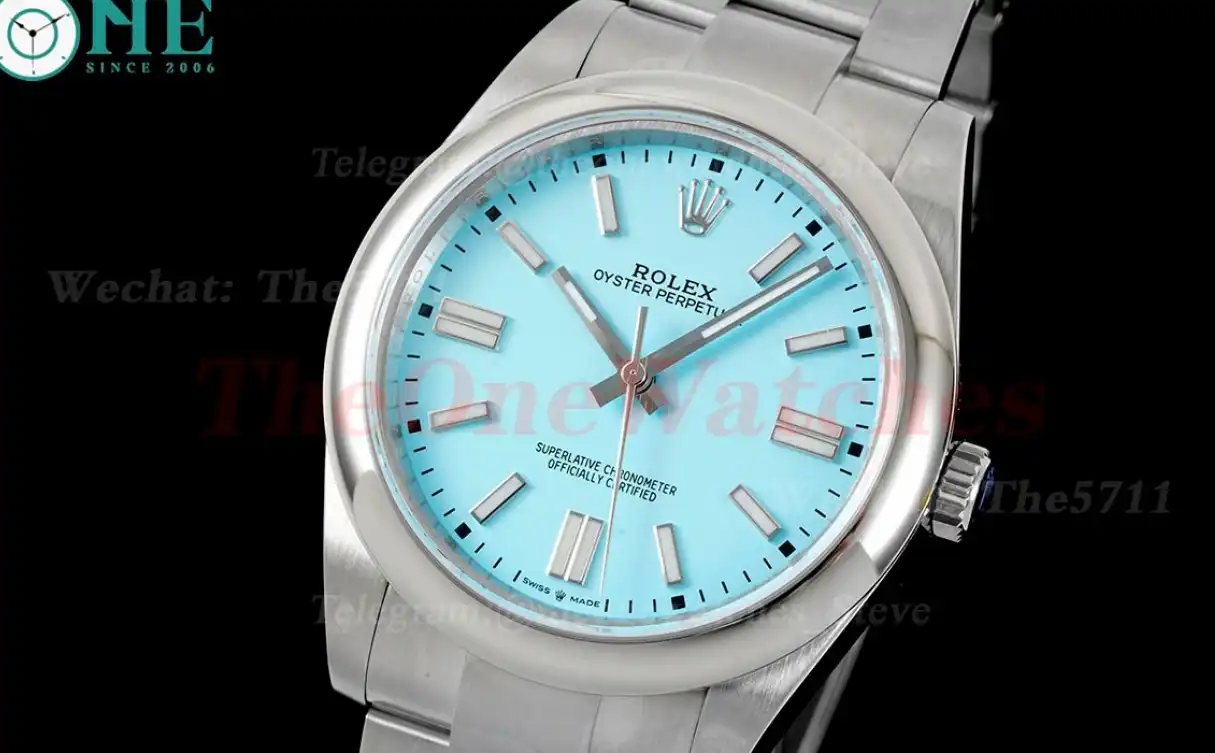 Oyster Perpetual 124300 41mm SS SS Tiffany Blue Dial GMF A3230