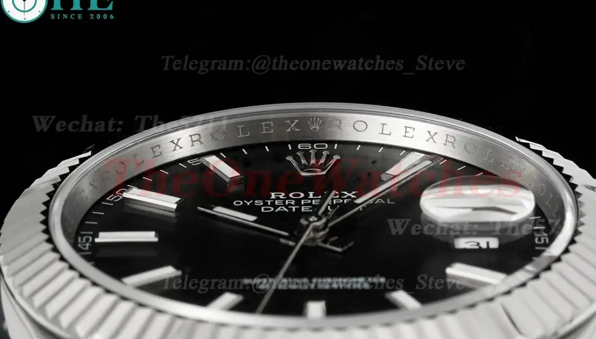 Datejust 41mm Black Stk SS SS Oyster 904L DIW A3235