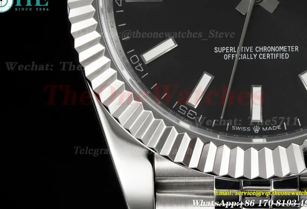 Datejust 41mm Black Stk SS SS  Jubilee 904L DIW A3235