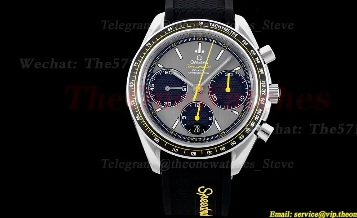 Speedmaster Racing Master 40mm SS RU Grey Dial HKF A7750