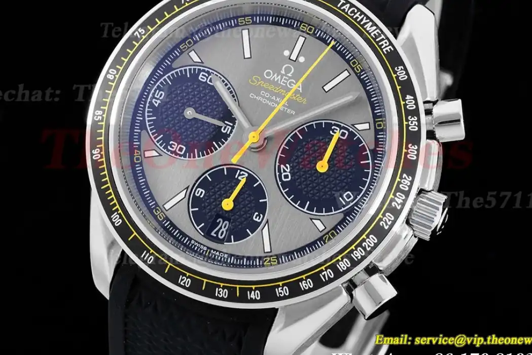 Speedmaster Racing Master 40mm SS RU Grey Dial HKF A7750