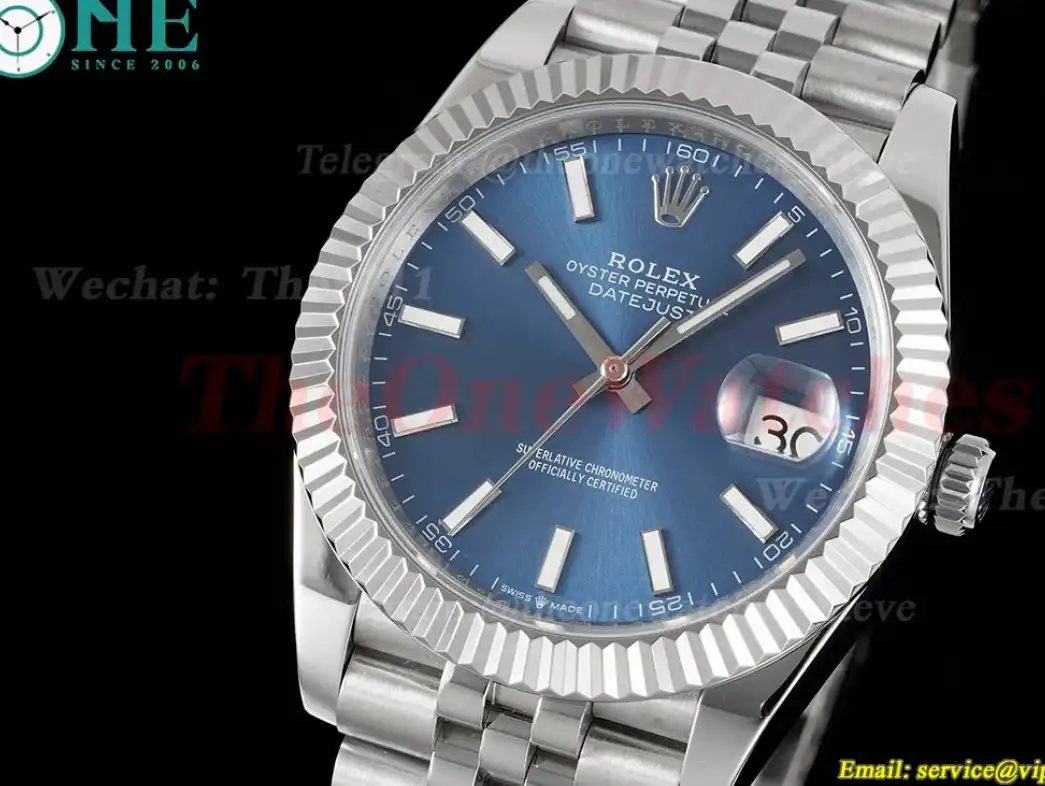 Datejust 41mm Blue Stk SS SS  Jubilee 904L DIW A3235