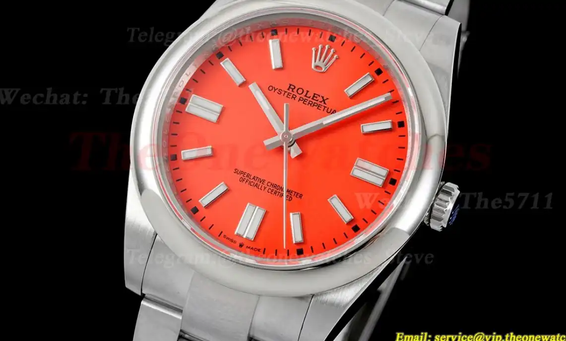 Oyster Perpetual 124300 41mm SS SS Red Stk GMF A3230