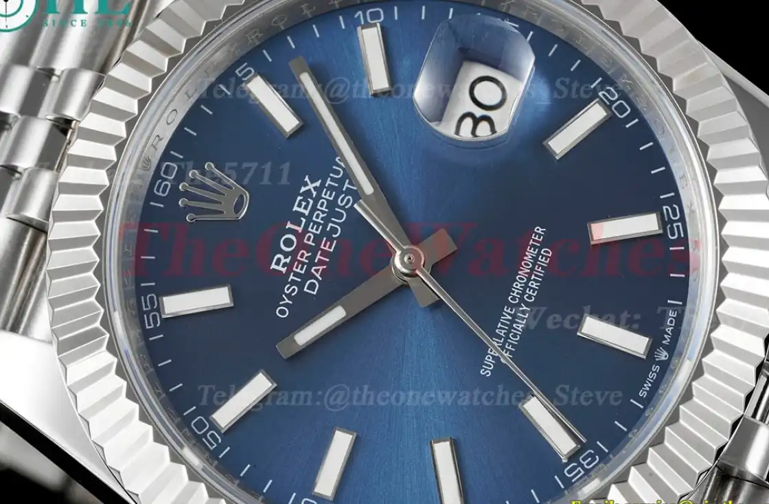 Datejust 41mm Blue Stk SS SS  Jubilee 904L DIW A3235