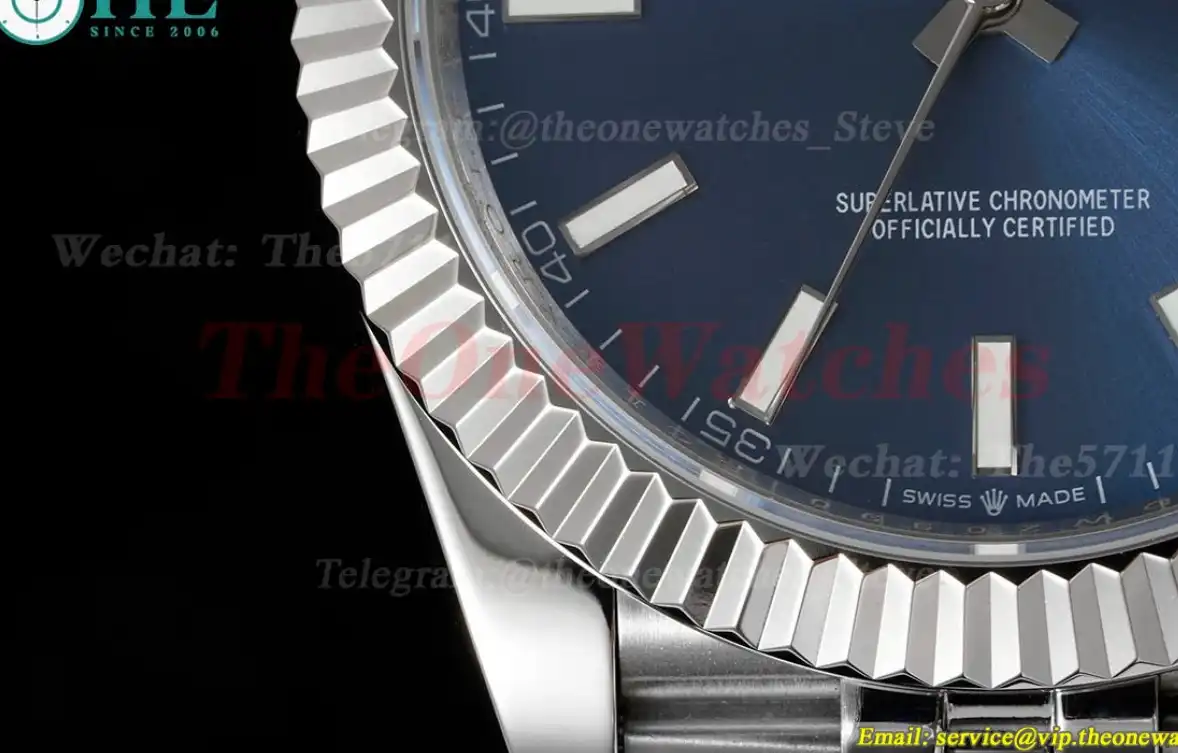 Datejust 41mm Blue Stk SS SS  Jubilee 904L DIW A3235