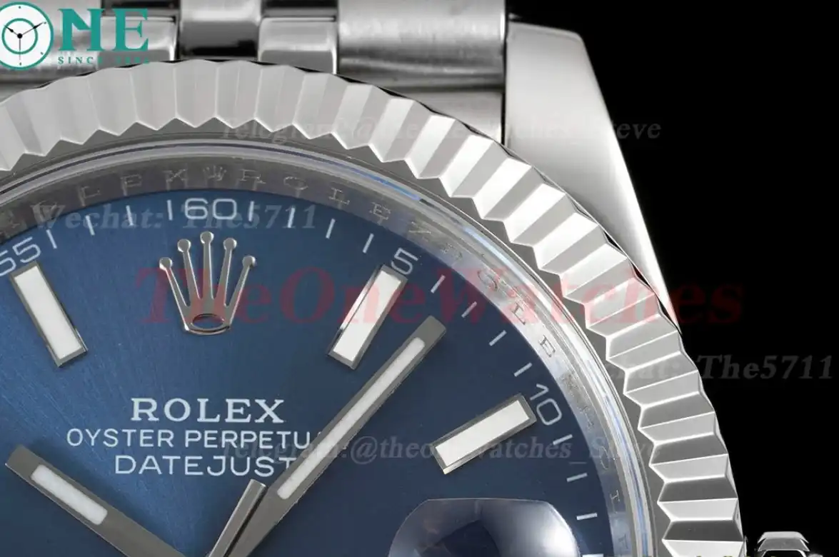 Datejust 41mm Blue Stk SS SS  Jubilee 904L DIW A3235