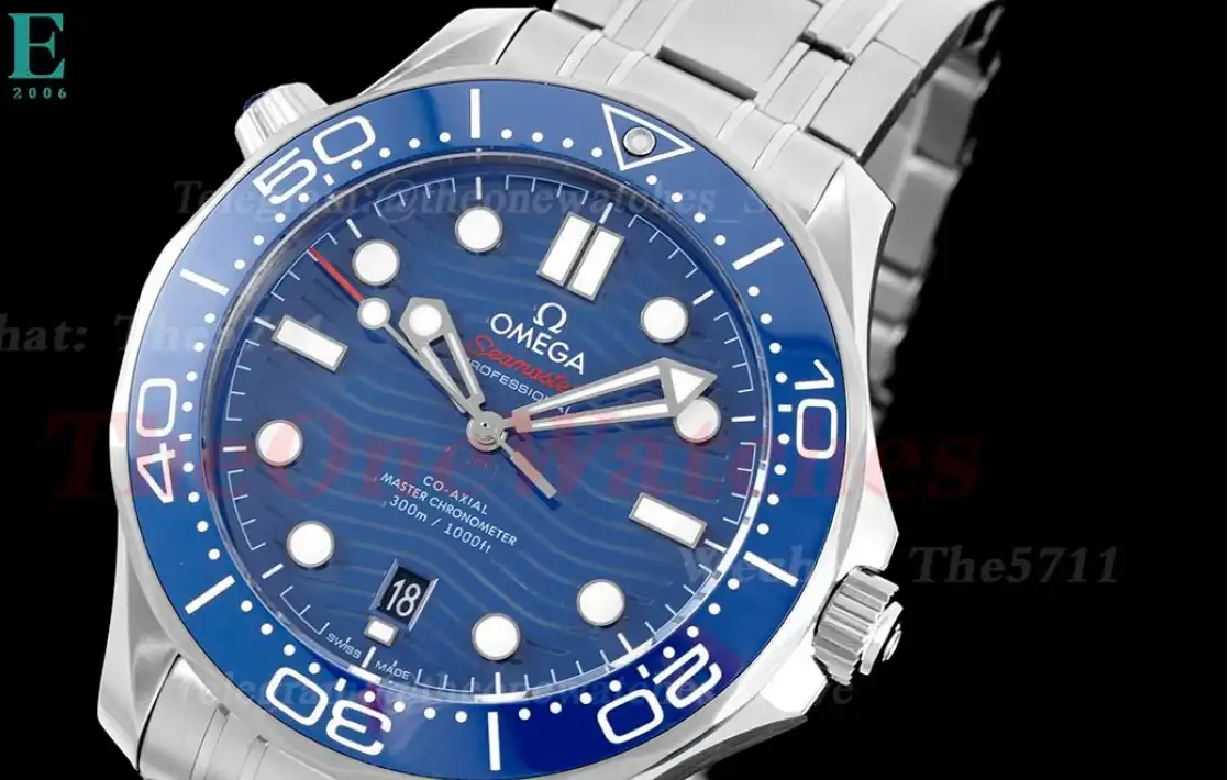 Seamaster 300m 42mm SS SS Blue Dial JVSF A8800