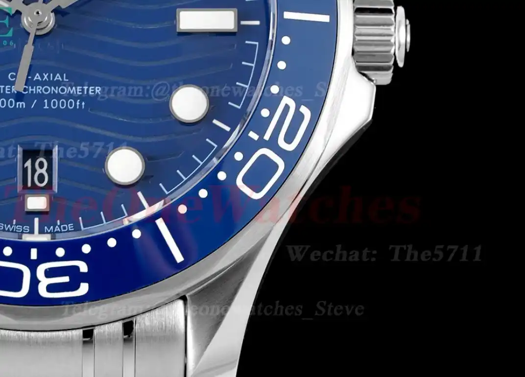 Seamaster 300m 42mm SS SS Blue Dial JVSF A8800