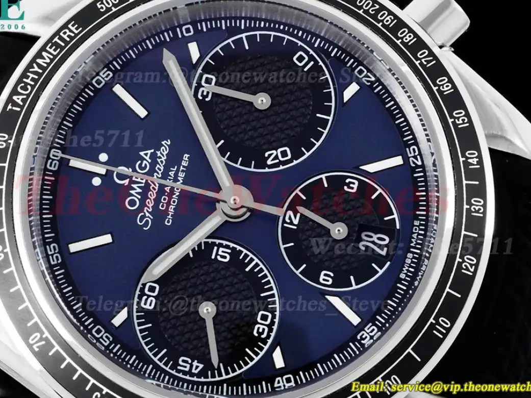 Speedmaster Racing Master 40mm SS RU Dark Blue Dial HKF A7750