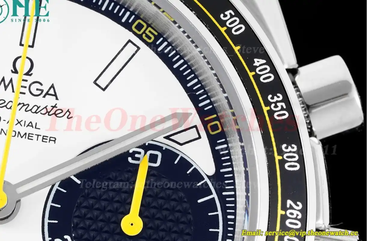 Speedmaster Racing Master 40mm SS RU White Dial HKF A7750