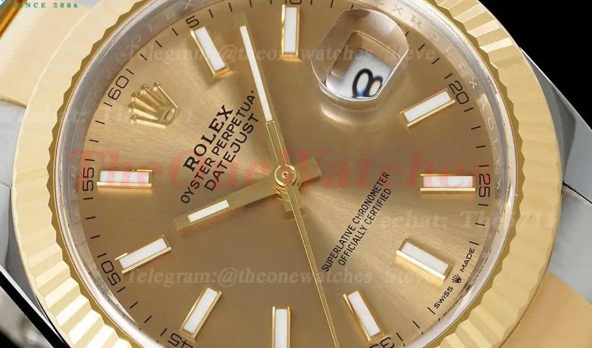 Datejust 126333 41mm Oys YG SS Gold Dial Clean SH3235